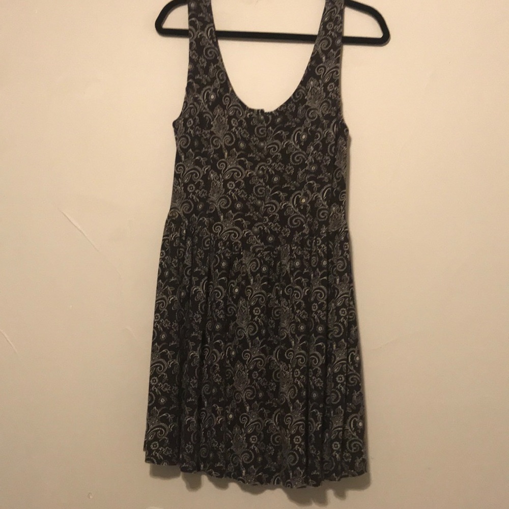 Free People medium dark brown sleeveless dress